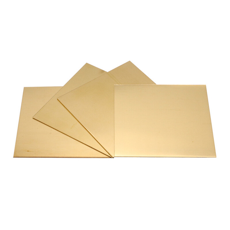 Brass Sheet Metal Plate Thick 0.3-6mm Multi Sizes Cut Model Making DIY Crafts