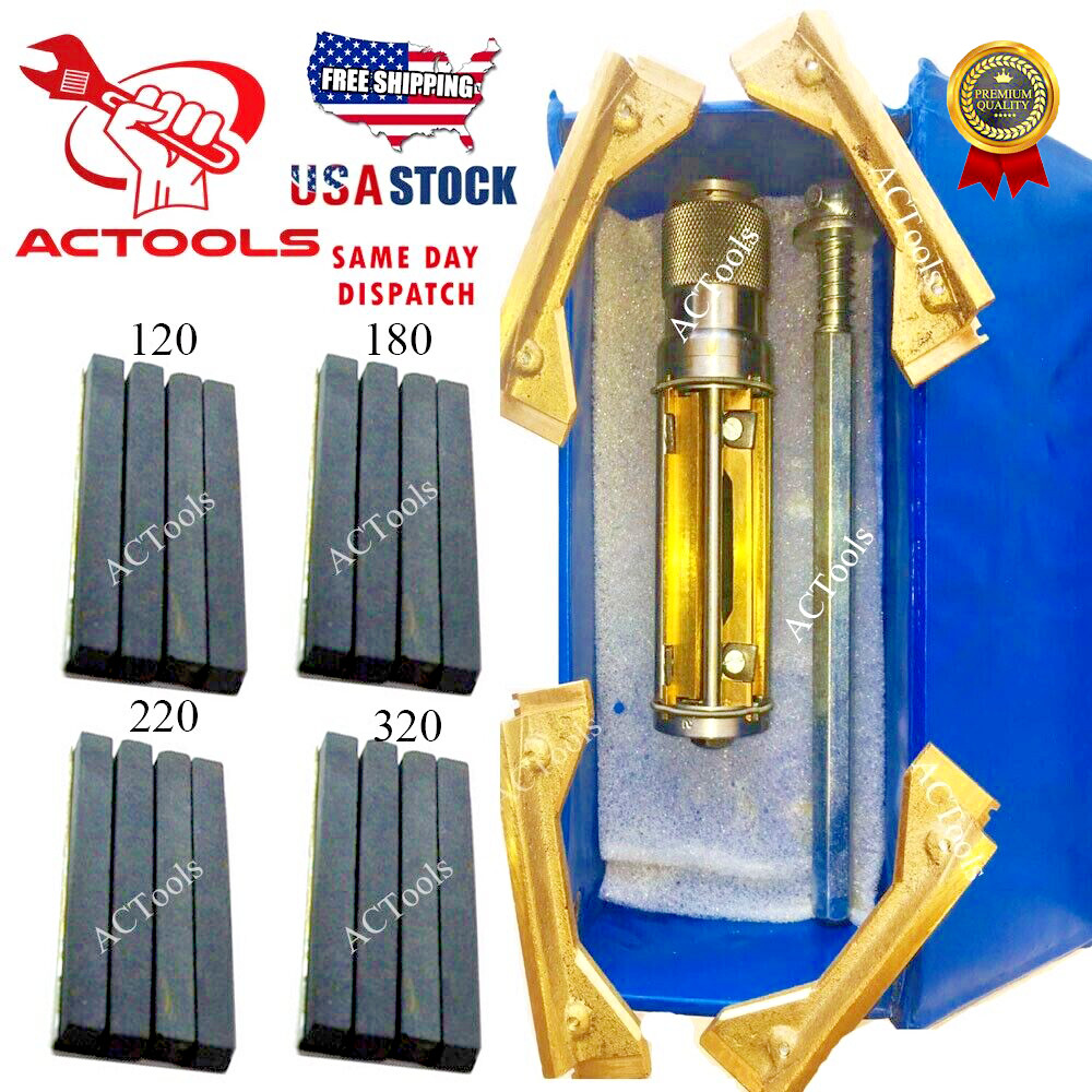 New Cylinder Engine Hone Kit 34mm To 60mm Honing Machine + 4 Set Honing Stones