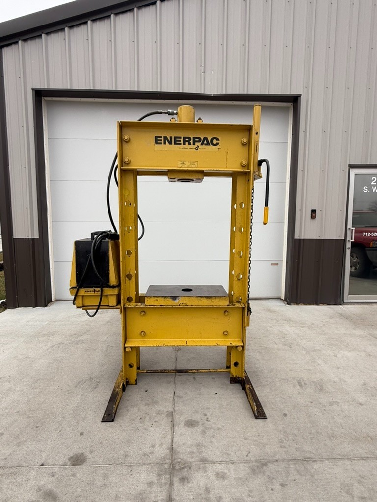 50 Ton 13″ Stroke Enerpac H-FRAME Electric HYDRAULIC PRESS 120V Single Phase
