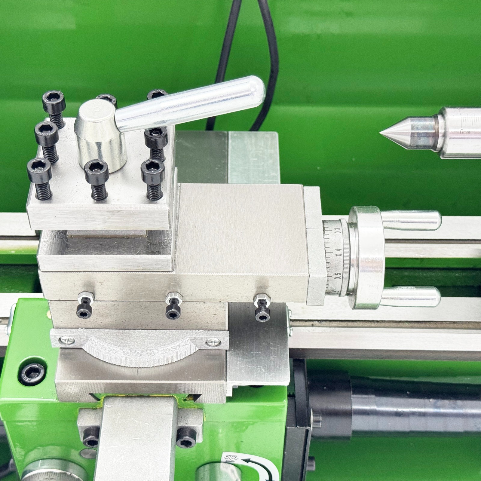 8”*16” Precision Instrument Metal Lathe Bench with Digital Grating Scale 110V