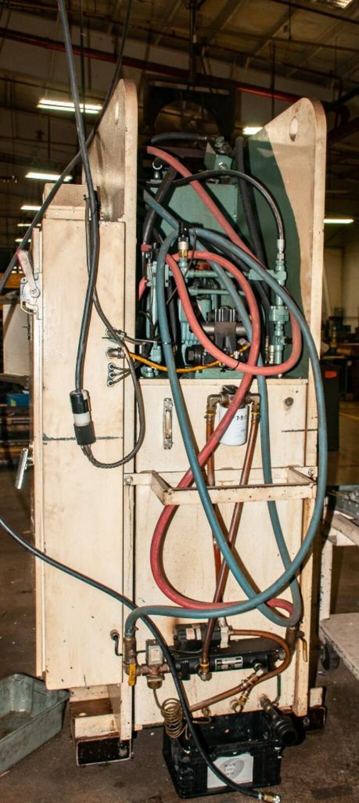 75 TON NEFF HYDRAULIC PRESS 31″ x 23″ THROAT 10″ Cylinder Diameter: 8″ 1997