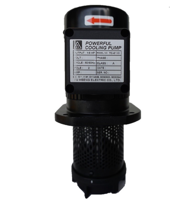1/8 HP Coolant Pump shaft 130mm 5″, 110/120/220/240/440/480/575V, Lathe Saw Mill