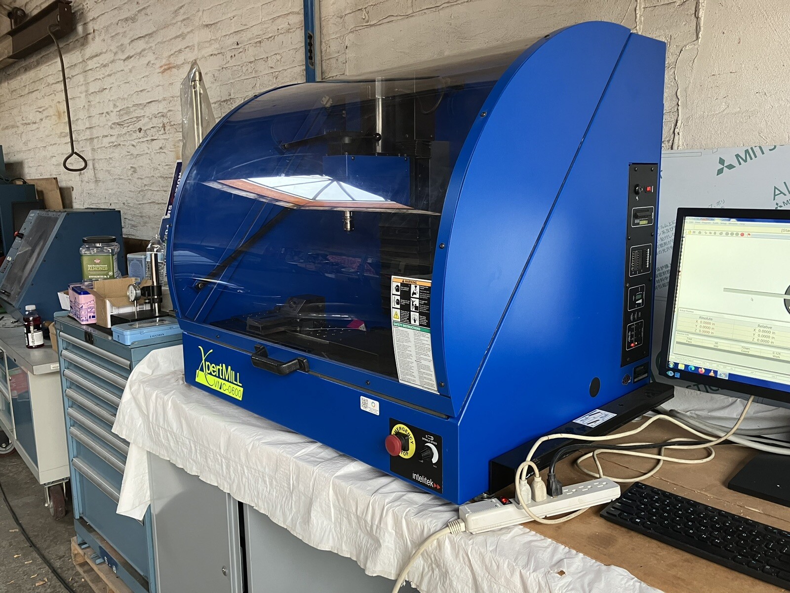 2014 Intelitek CNC Mill eXpertMill VMC-0600 Milling Machine 1HP 110v ISO20