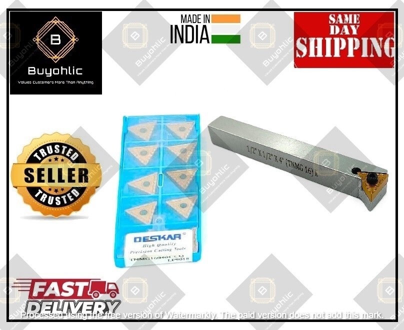 Indexable Tool Bit 1/2″ Shank & Turning Tool Inserts for Fly Cutters