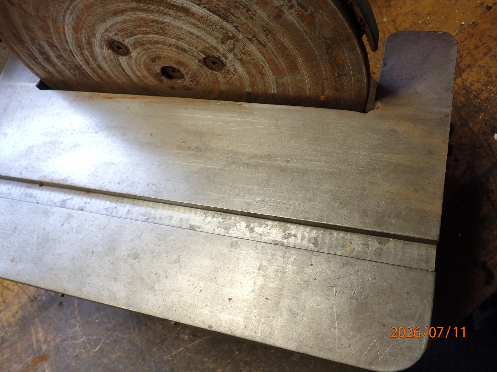 EARLY DELTA MILWAUKEE BELT DRIVEN 12″ DISK DISC SANDER