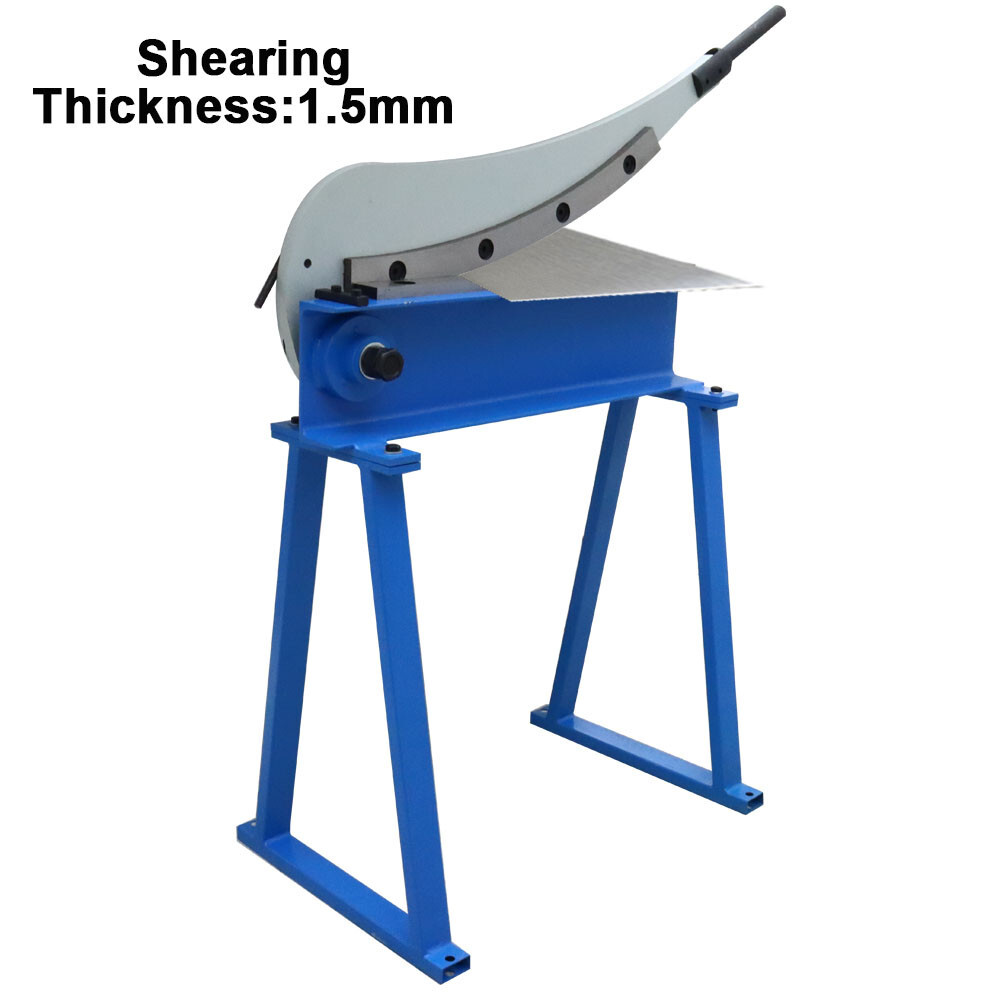 Gauge Sheet Metal Plate Cutter Manual Guillotine Shear 1.5mm Shearing Thickness