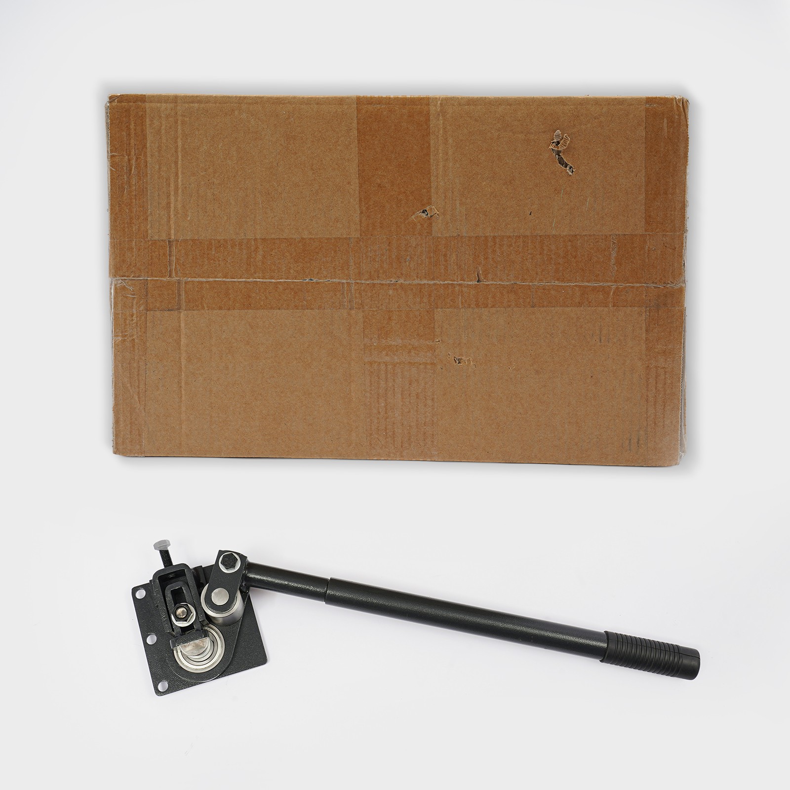 Professional Flat Bar Bending Tool,Black Metal Manual 90°Bending Machine 0–3mm