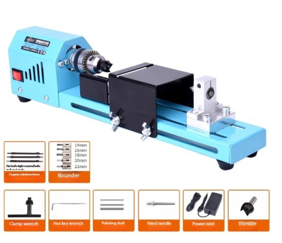 Multi-Function Manual Training Lathe with Ball Grinding and Polishing Machine