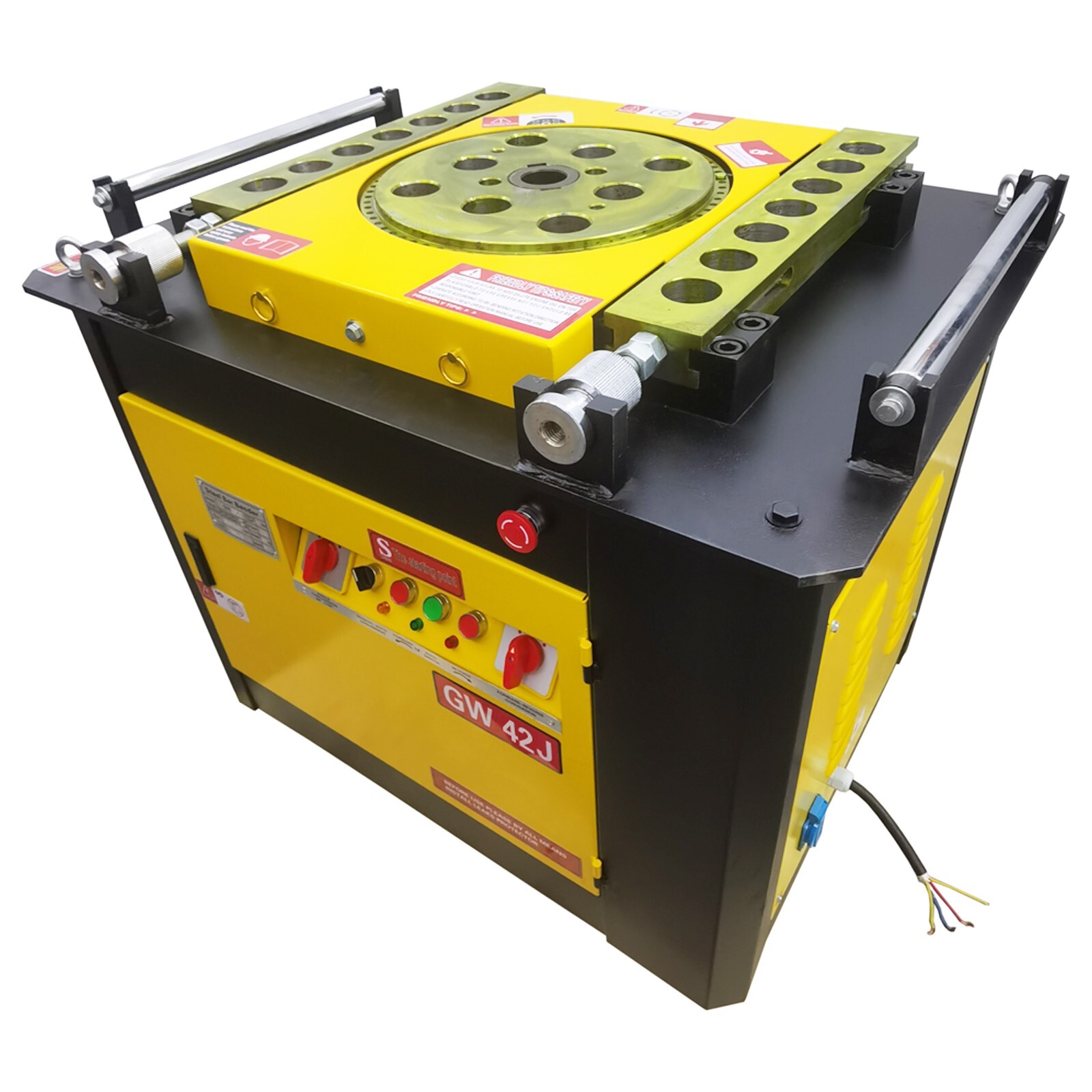 50 Type Rebar Bender Steel Bar Bending Machine (6-50mm) 220V 0-180° 4KW