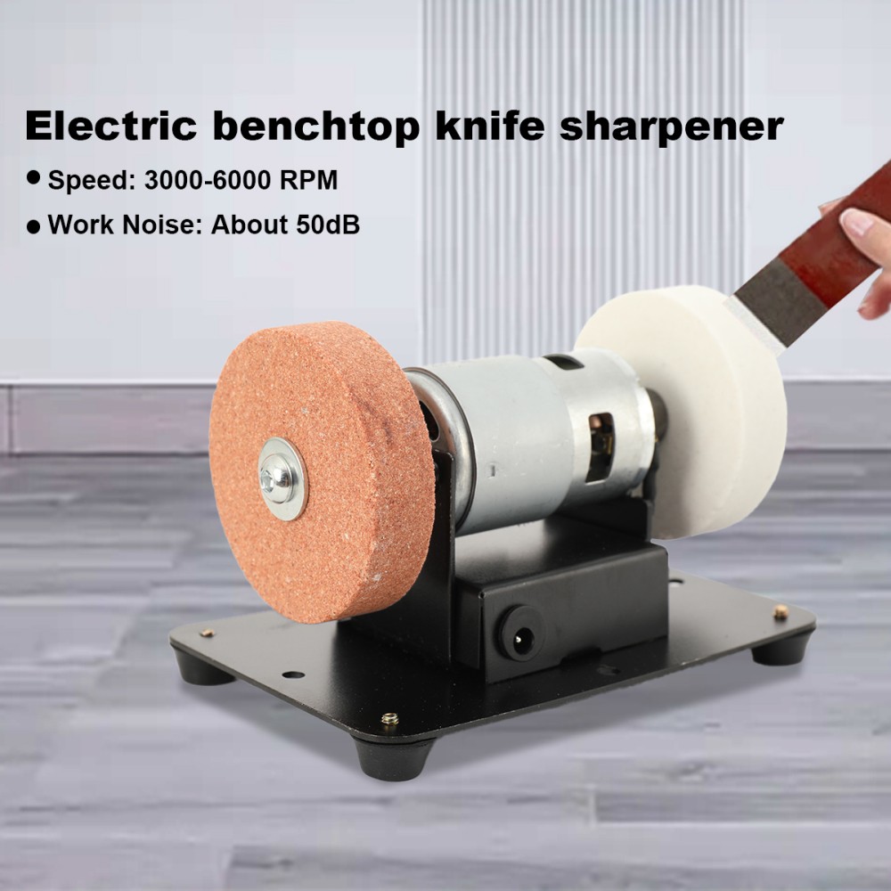 110-220V Electric Benchtop Sander Table Grinding Machine for Metal Working 96W