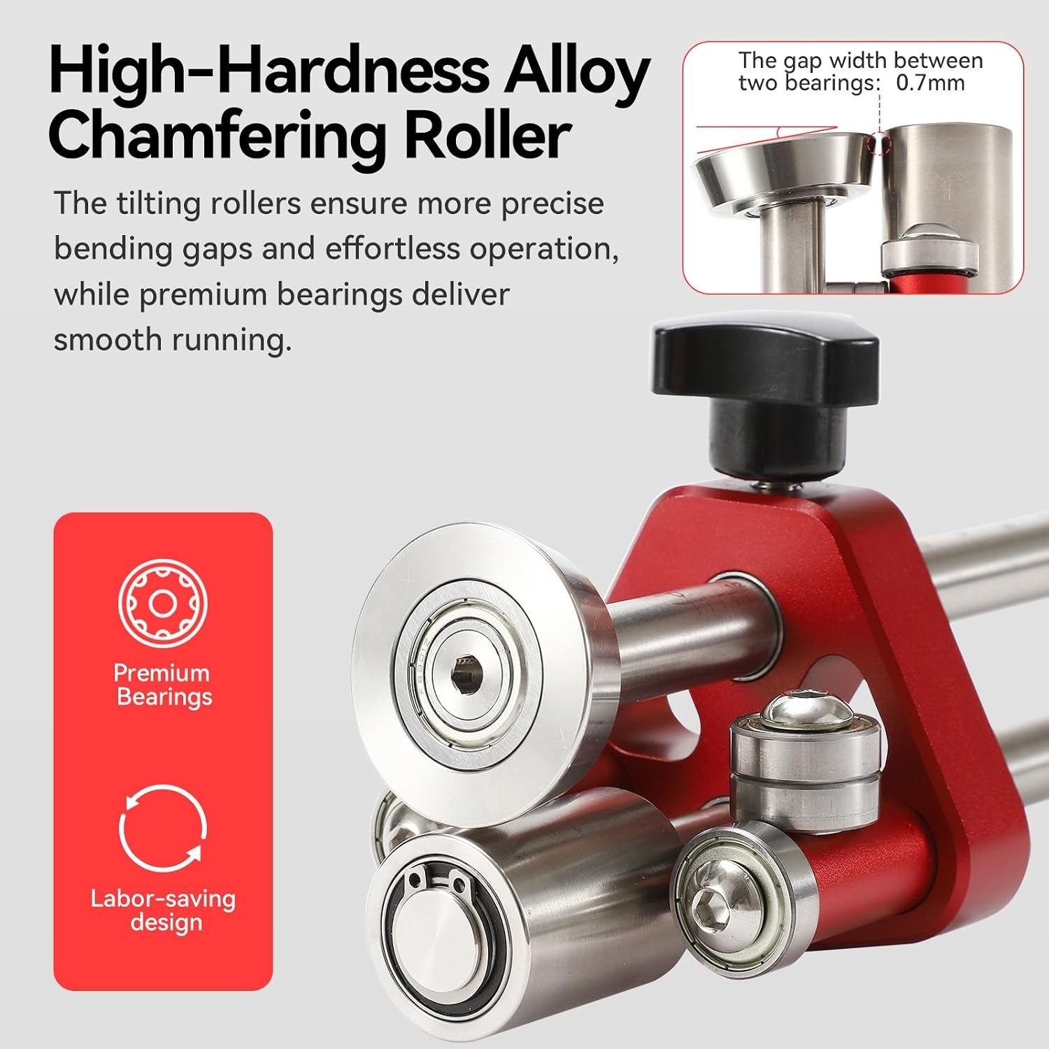Versatile Sheet Metal Roller with 0-100° Precision Bending – Perfect for Roofing