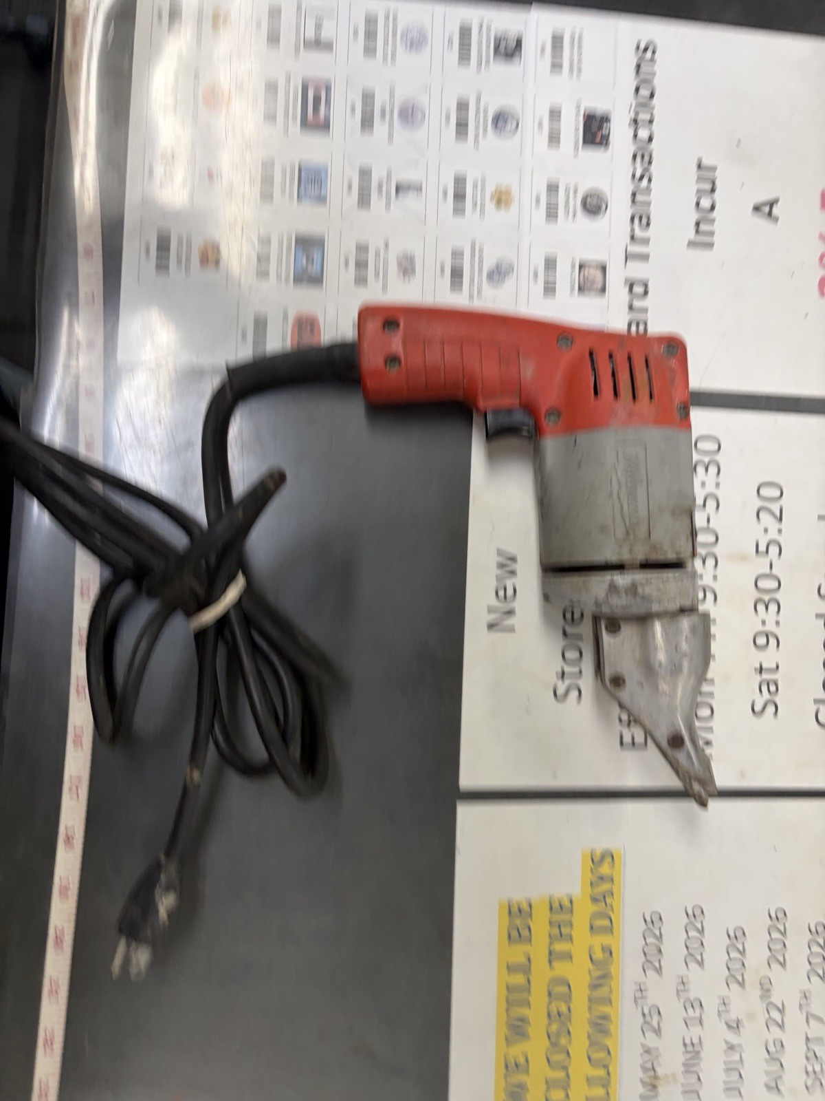 Milwaukee 6852-20 Corded Electric 6.8 Amp 18-Gauge Shear – Tool Only