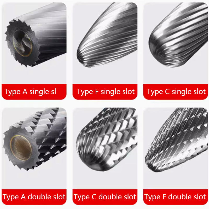 Hard Tungsten Steel Rotary File High-Quality Professional Grade Complete Models