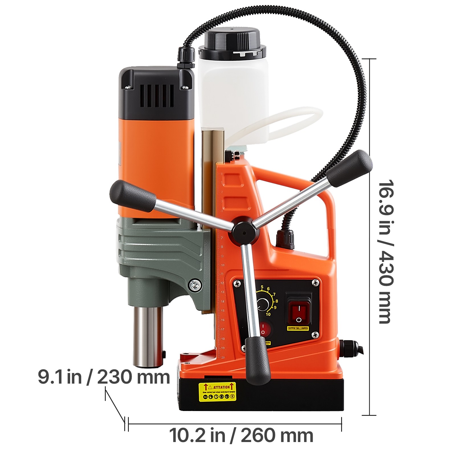 Uimoso Magnetic Drill Press, 1400W Power, 2-Inch Boring Capacity, Speed 0-800 R