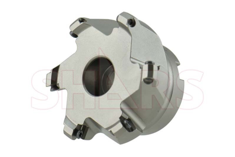Shars 3″ 45° Indexable Face Mill for OFKT Insert 6 Flutes 2 OAH NEW P}