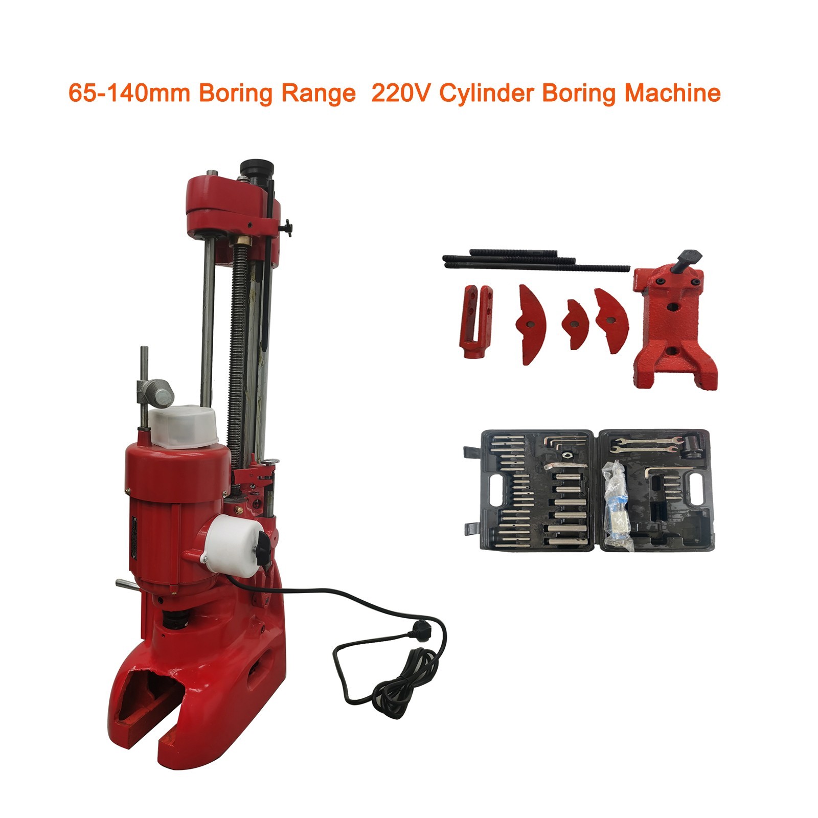 220V Precision Engine Cylinder Repair Machine2.6-5.5in Boring and Honing Machine
