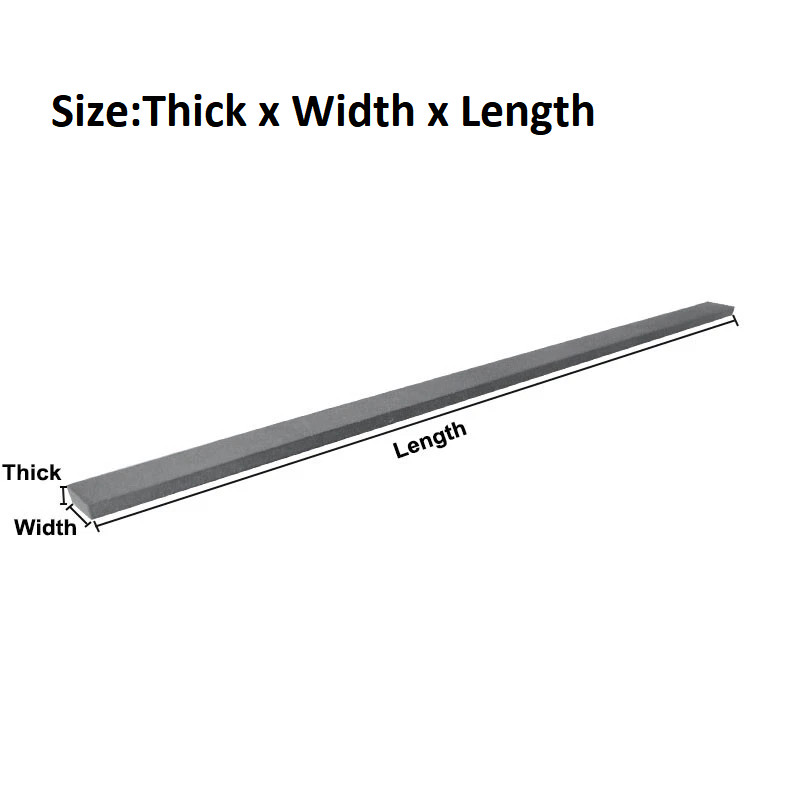 Solid Carbide Steel Square Bar 4-30mm Stock Bar Plate Blank L: 100/150/200mm