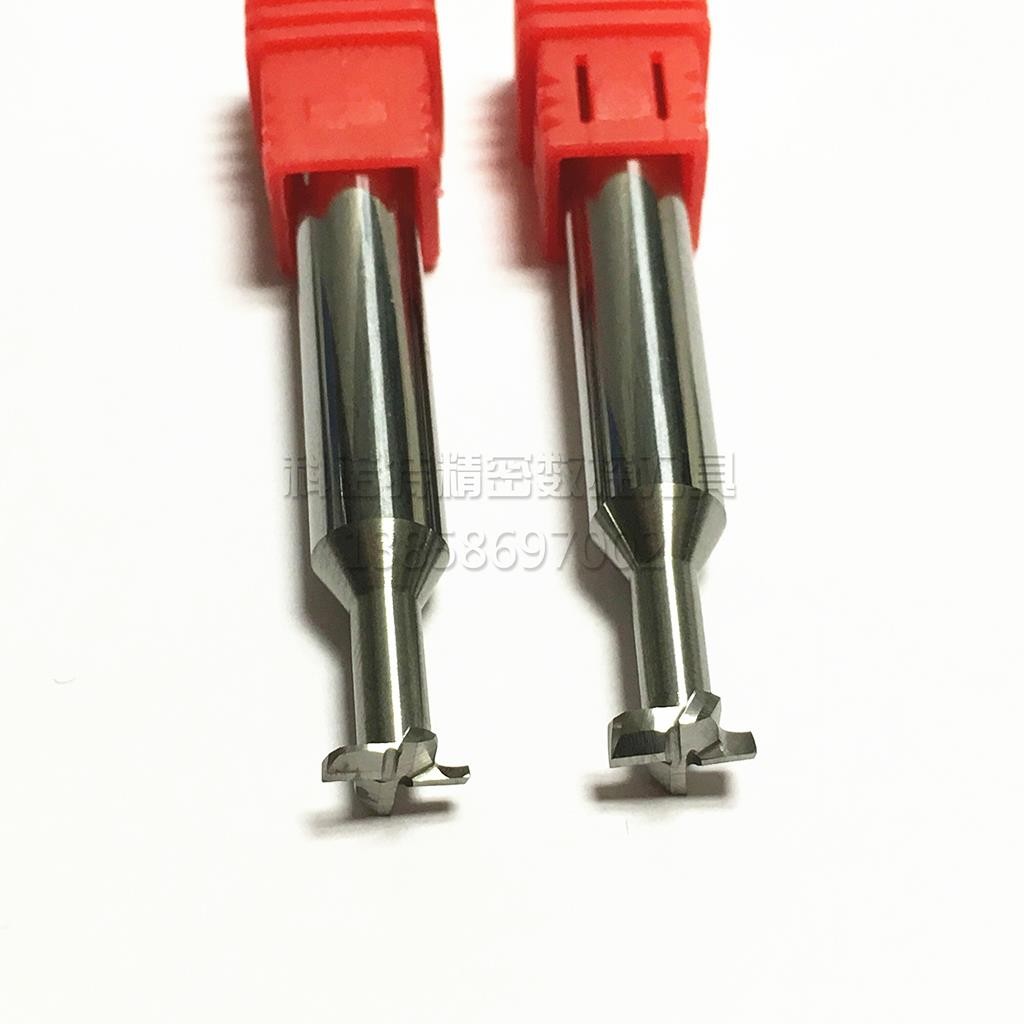 HRC55 T Slot Keyseat Milling Cutter Solid Carbide End Mill 8mm-12mm CNC