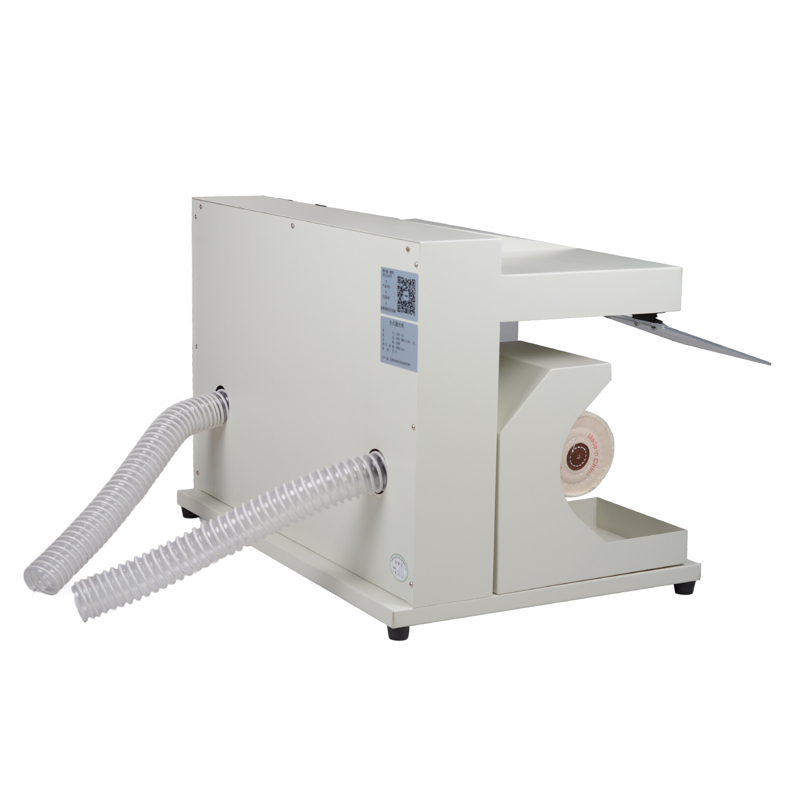 550W Large Space Bench Grinder Dental Polishing Buffing Machine 2800RPM with LED