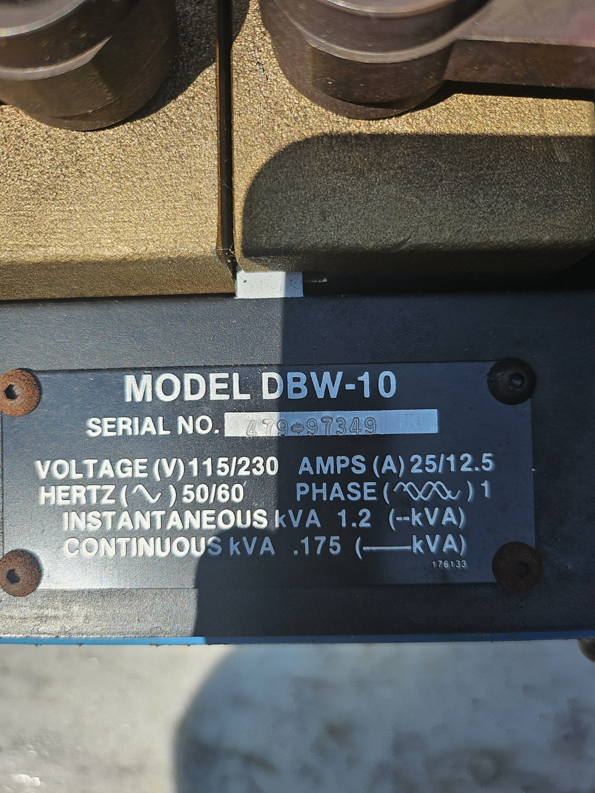 DoAll DBW-10 Bandsaw Blade Welder Portable