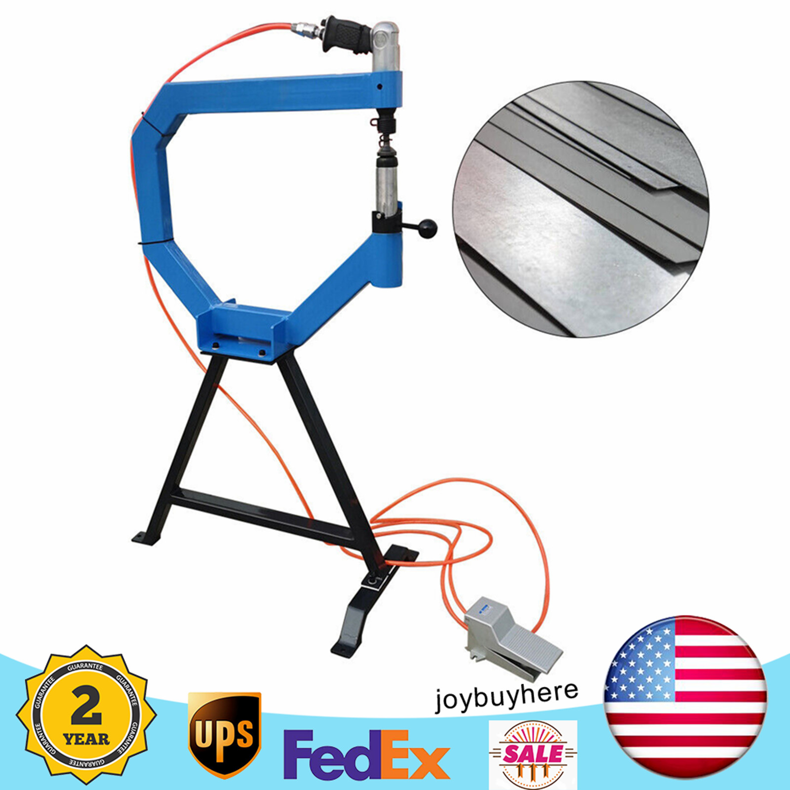 Metal Shrinker Stretcher Pneumatic Planishing Hammer Metal Fabrication Set Kit
