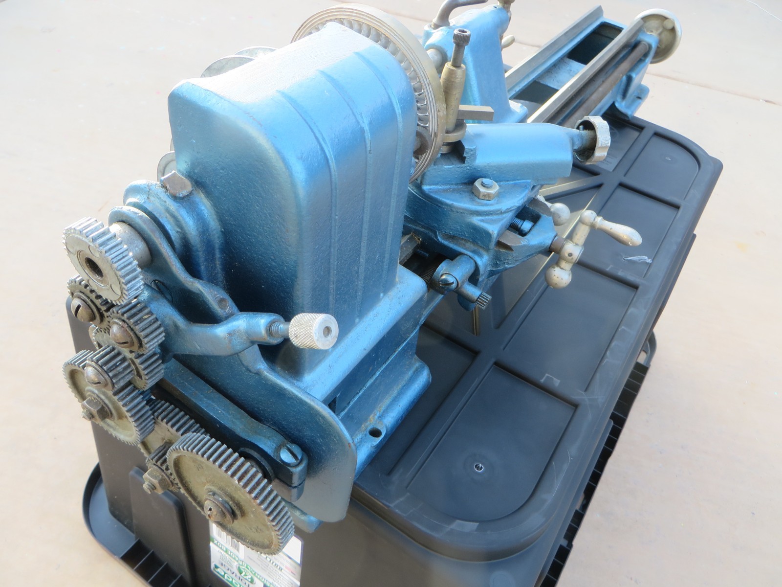 Vintage Craftsman Mini Lathe 1930s Blue