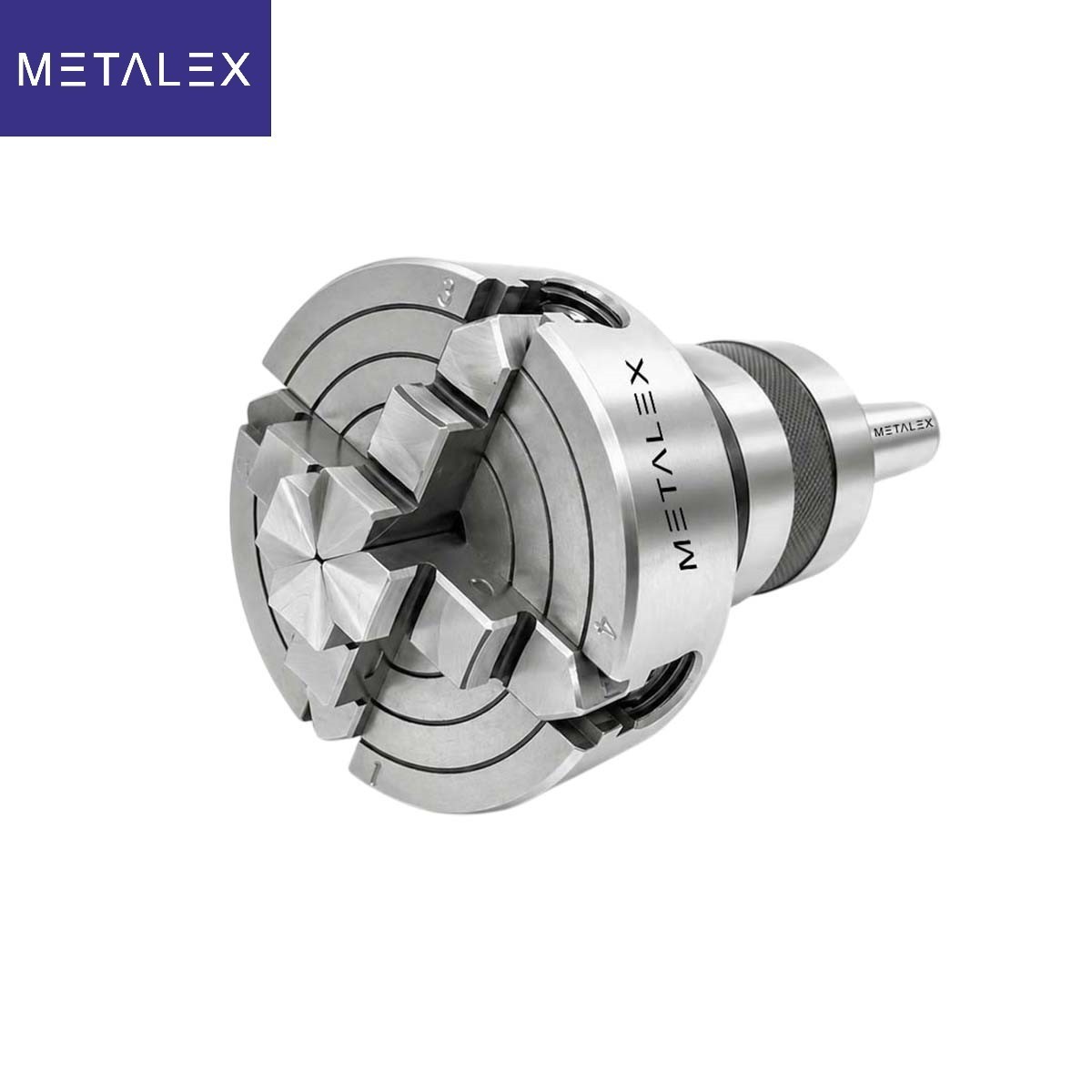2-3/4″ 4 Jaw 2.75″ Independent Lathe Chuck MT4 Live Revolving Center Adapter Set