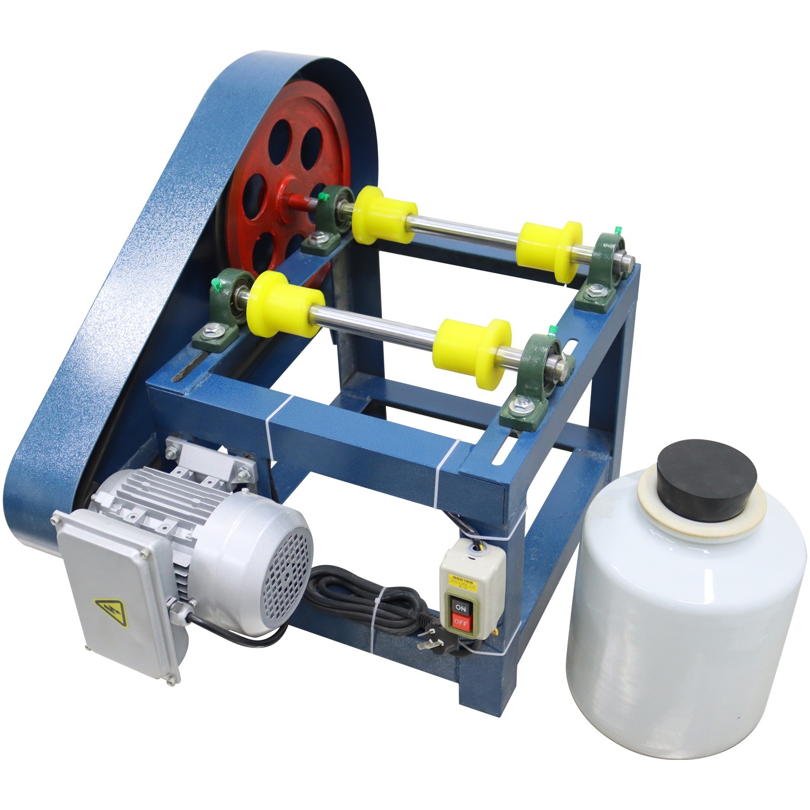 220V 5L Horizontal Ball Mill Dry /Wet Grinding Lab Grinder Mixer with Balls
