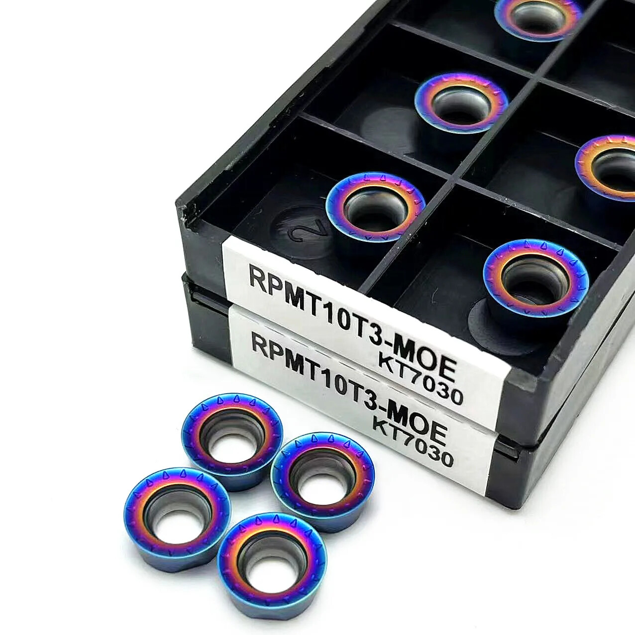 Nano blue Carbide Insert RPMT1204 RPMT10T3 CNC Machine Indexable Milling Blade