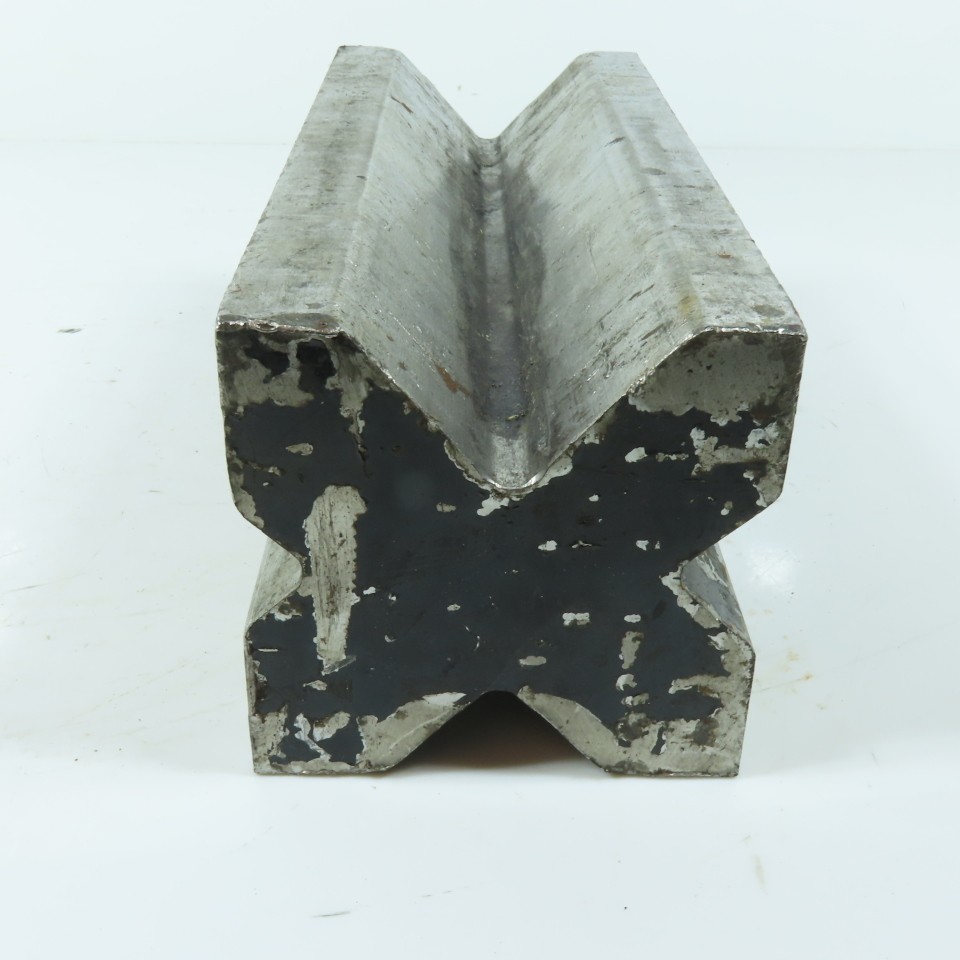 3-1/4″ Square 4 Way Vee Press Brake Die 8″ Long