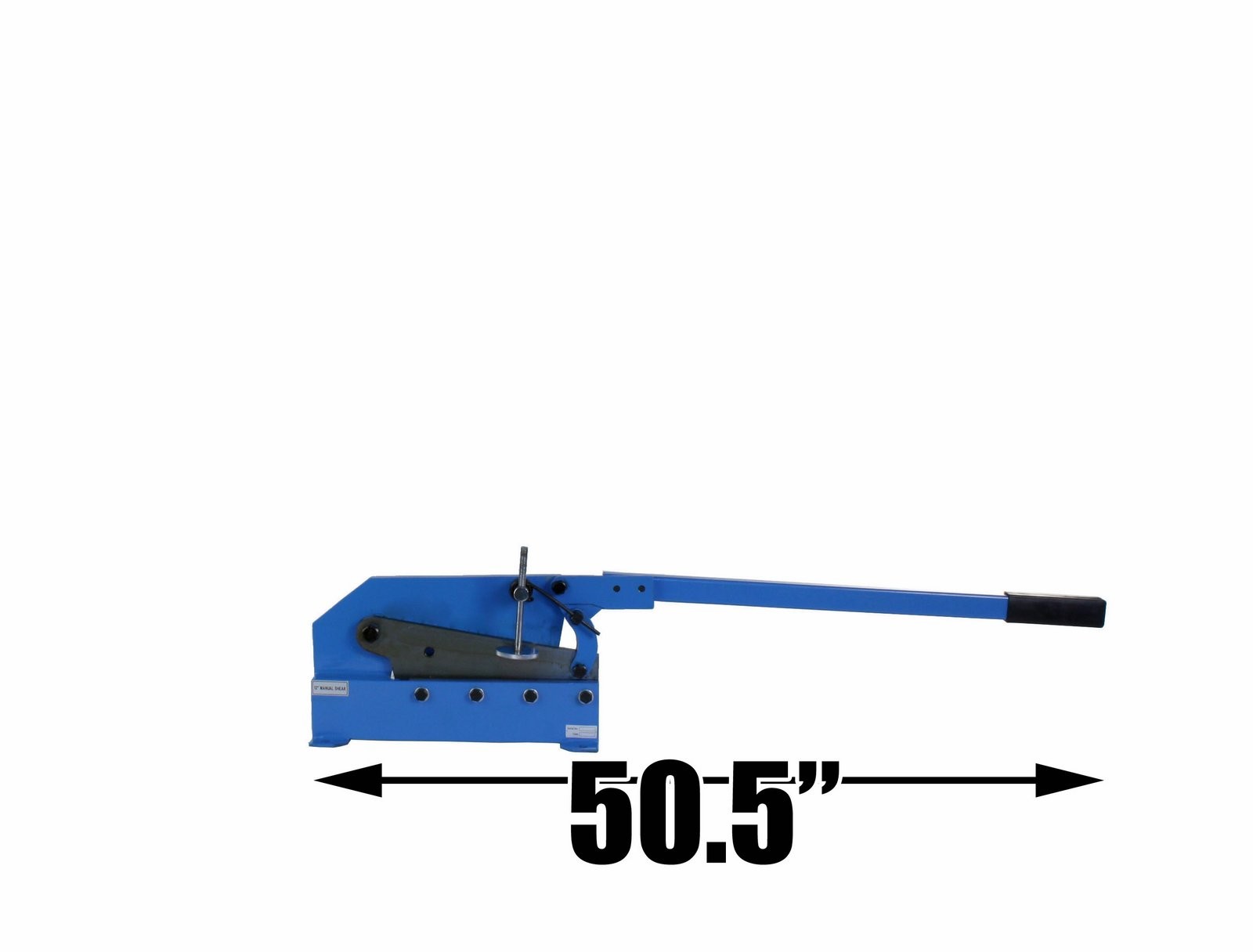Erie Tools 12″ Benchtop Manual Plate Shear Slices Sheet Metal, Plate, and Rebar