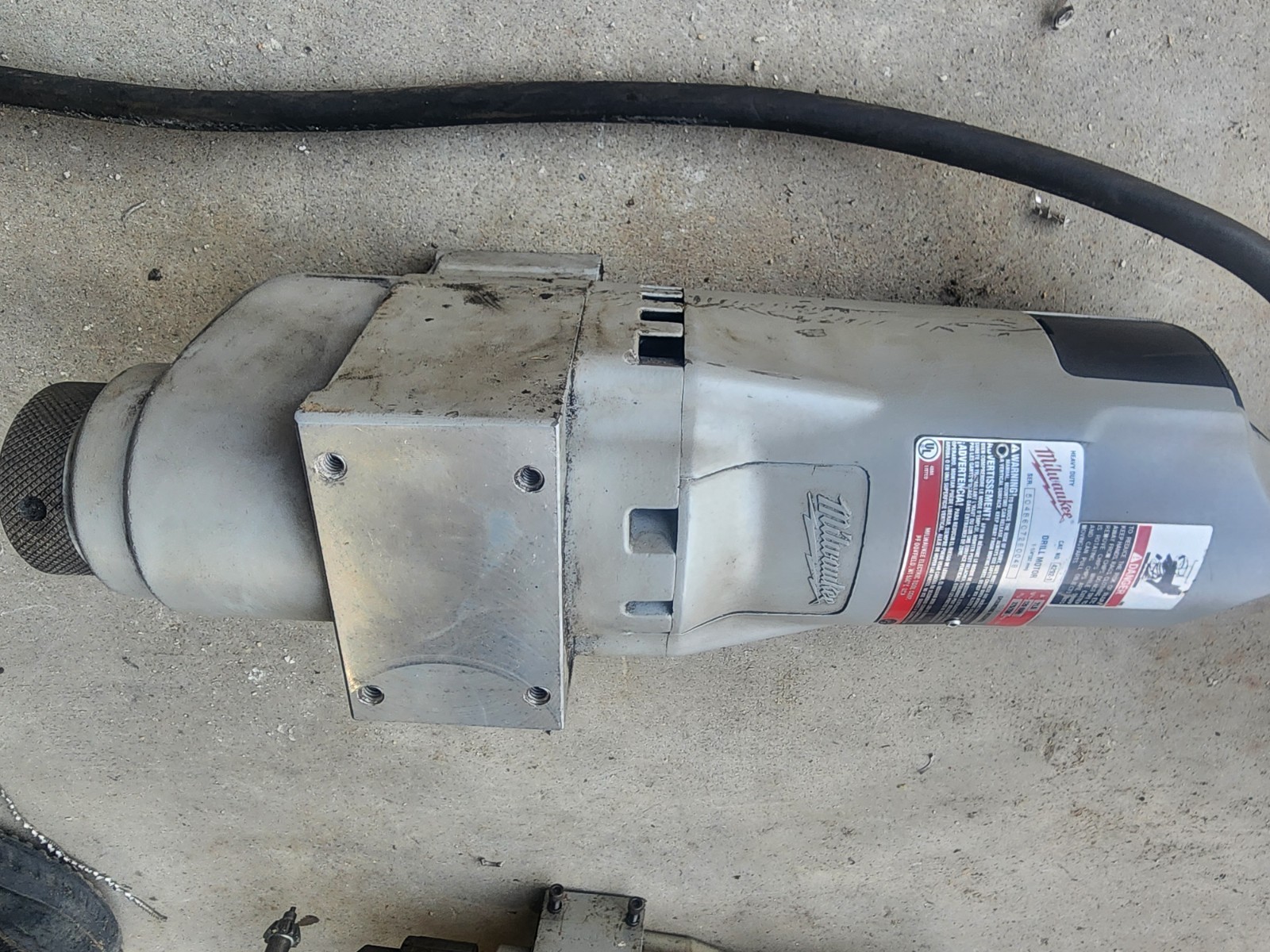 Milwaukee 4292-1 Electromagnetic Two-Speed Mag Drill Motor Morse Taper Collet.