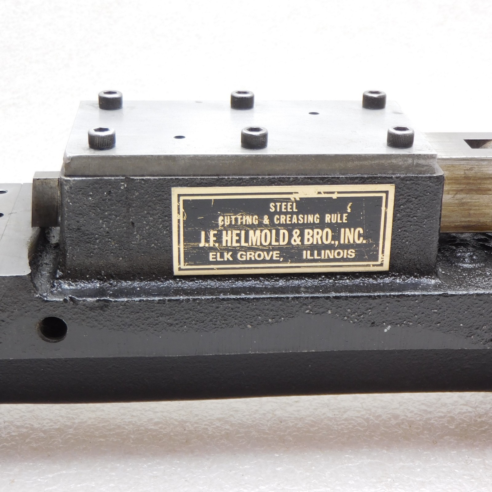 Helmold steel cutting and creasing rule notcher shear metal working machine tool