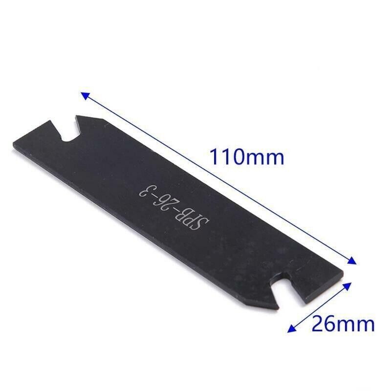 Carbide Lathe Cutting Grooving Blade Cut-Off Parting Tool Holder Wear Resistant