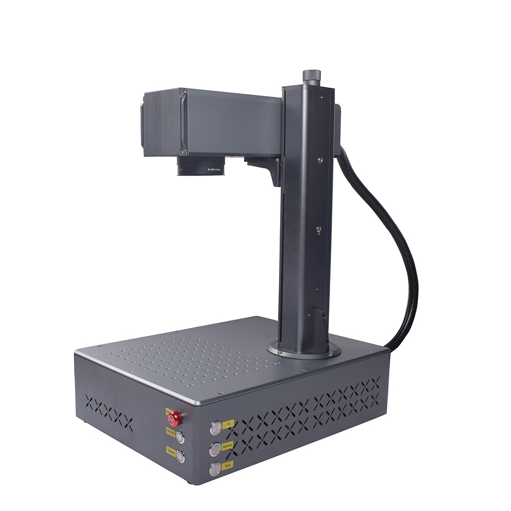 60W Portable JPT Mopa M7 Auto Focus Fiber Laser Marking Engraving Machine Marker