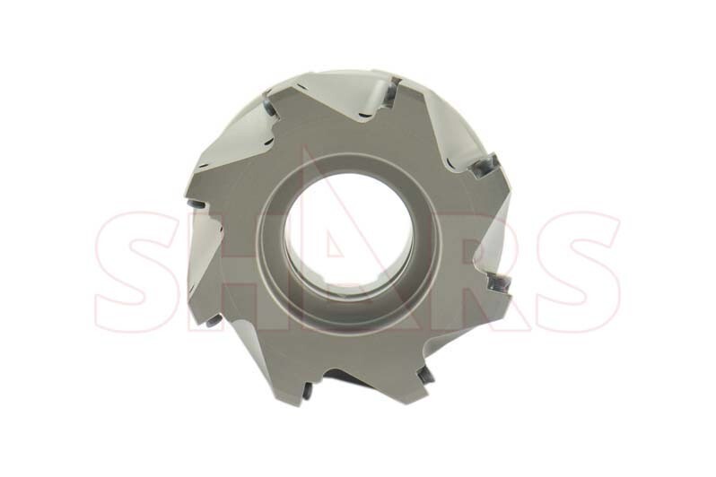 Shars 4″ Coolant Thru 90° Indexable Face Mill APKT 1604 8 Flutes New #[