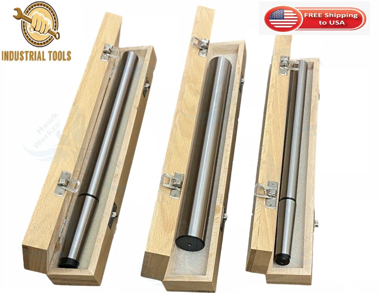 Lathe Alignment Test BAR MT2 MT3 Parallel shank Mandrel EN31 AlloySteel Set