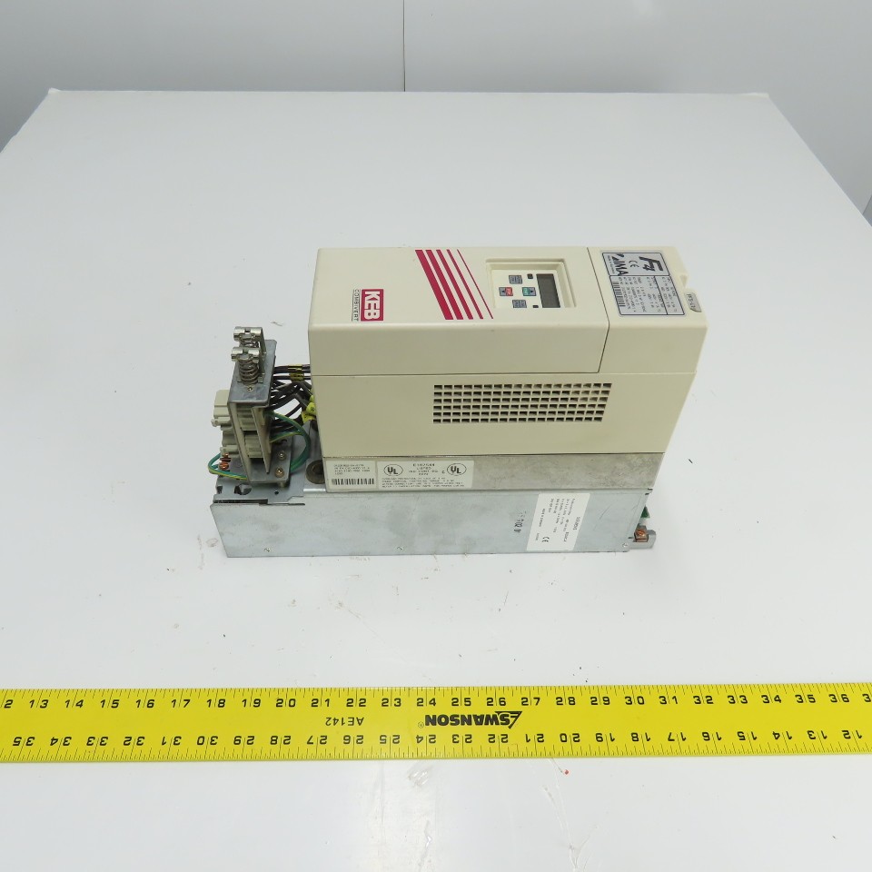 KEB 09.F4.C1D-4M00/1.4 Combivert Inverter Drive 2.8KW 3Ph W/Siemens 4EF1400-2CA
