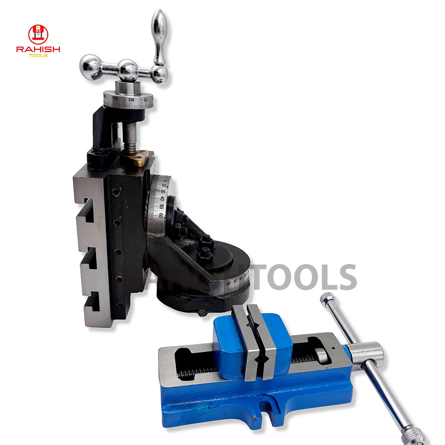 Lathe Vertical Milling Slide Swivel Base 4″ X 5″ With 2″Self Centering Vice