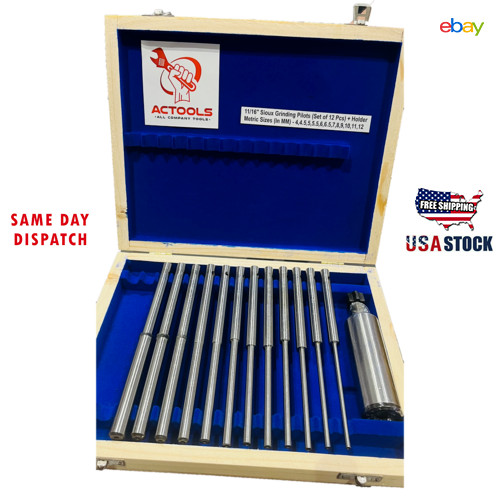 Sioux Valve Seat Grinder Pilot 12 Pcs Set 4,4.5,5,5.5,6,6.5,7,8,9,10,11,12mm