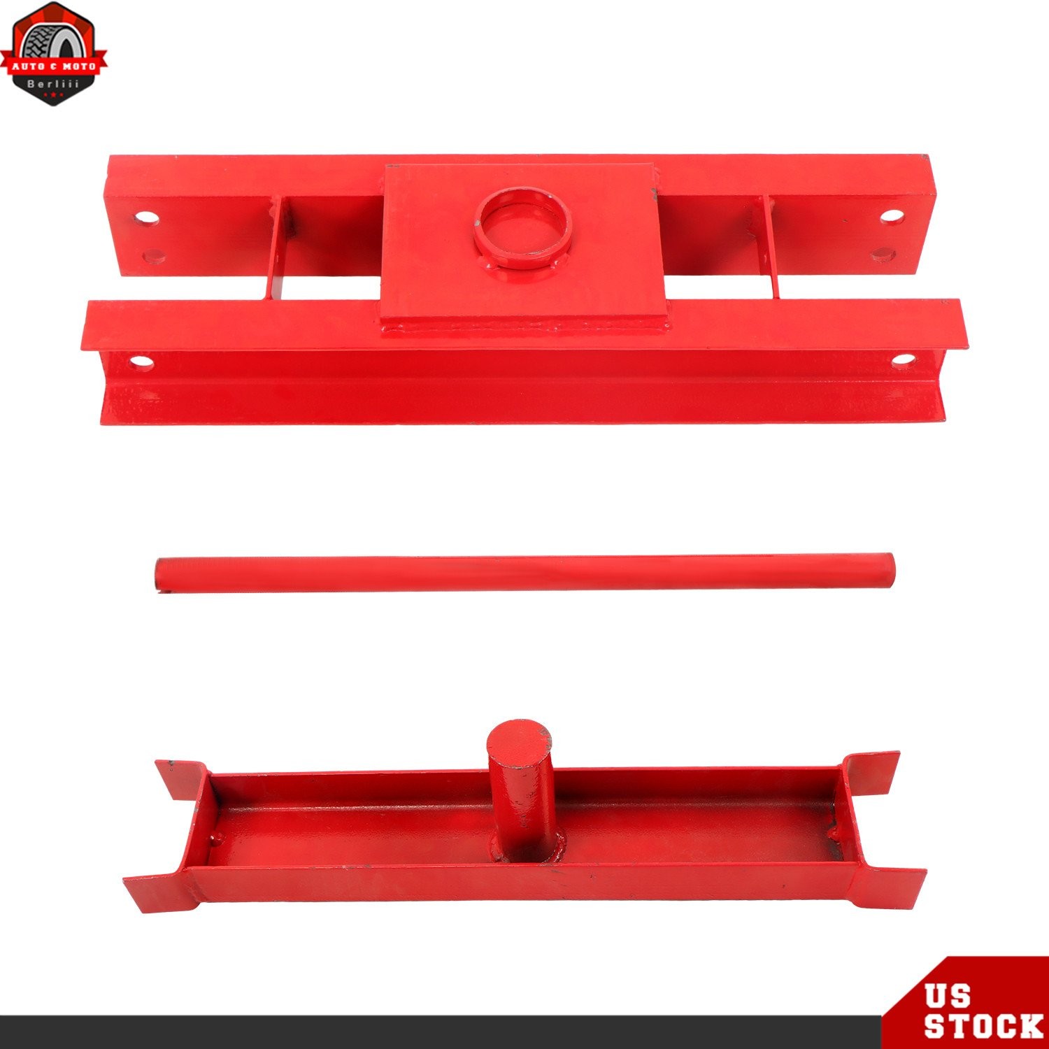 12 Ton / 24,000 lb Shop Press Hydraulic Jack Stand Floor H-Frame Press Plates