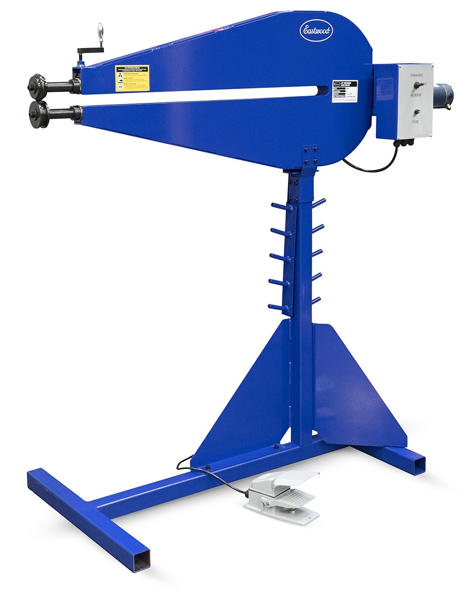 Eastwood 36 in Motorized Steel Aluminum Crimp and Beading Machine Roller