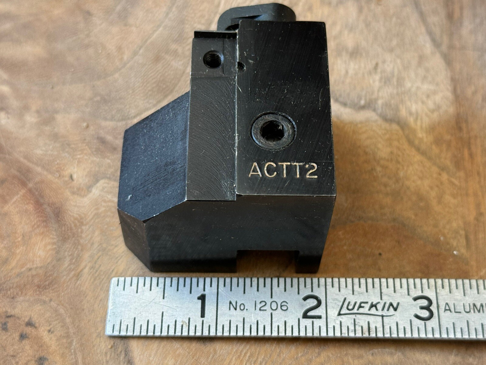 ACCU-SET Roller Backrest Turning Tool ACTT Style With Rectangular Carbide Insert