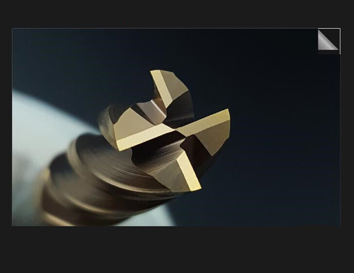 4 Blade 55° Hard Alloy Tungsten Steel Milling Cutter CNC Tool Straight Shank