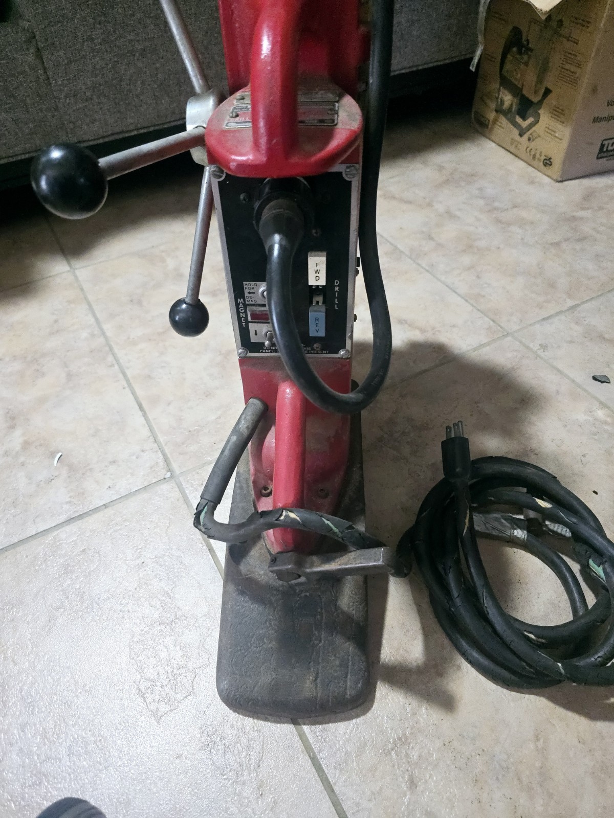 Milwaukee Magnetic Drill Press 4292-1 Drill 4232 Base Mag Drill