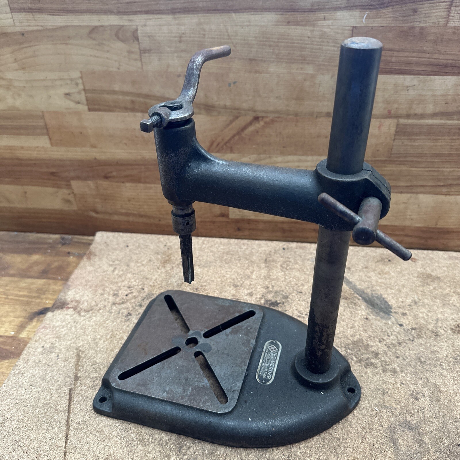 Vintage H.D. Herder USA Bench Hand Tapper Press Tool – Kalamazoo, Michigan