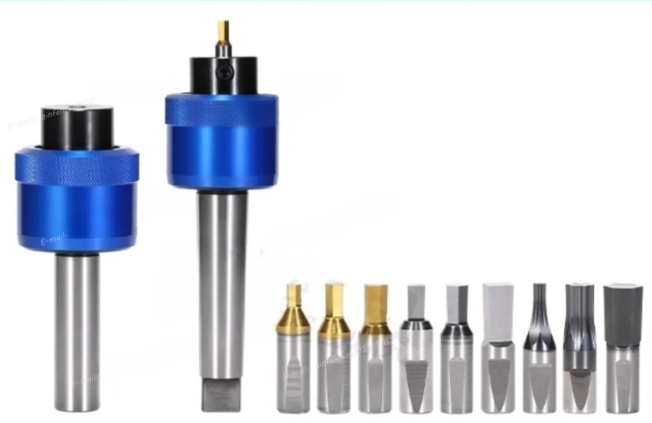 HSS Hexagon Rotary Broach Punch Bit Punching Tools Coating Rotated Cutter Holder