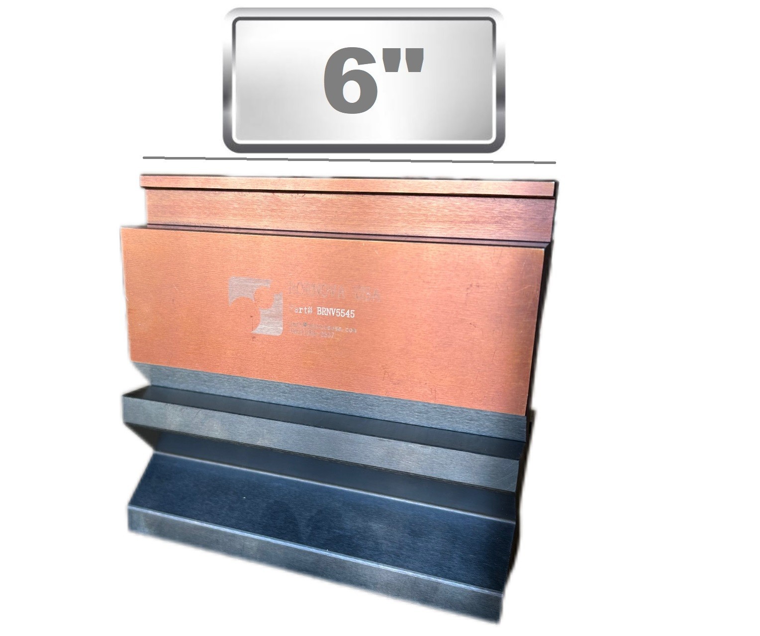 NEW 6” American Type Press Brake Punch (Height: 3.03″) & 4-Way Die (2.36″sq)