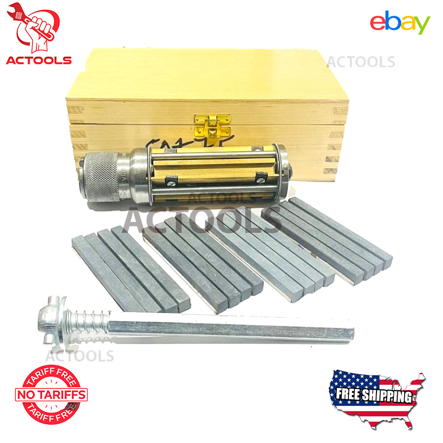 Cylinder Engine Hone Kit 50mm To 75mm Honing Machine plus 4 Set Honing Stones