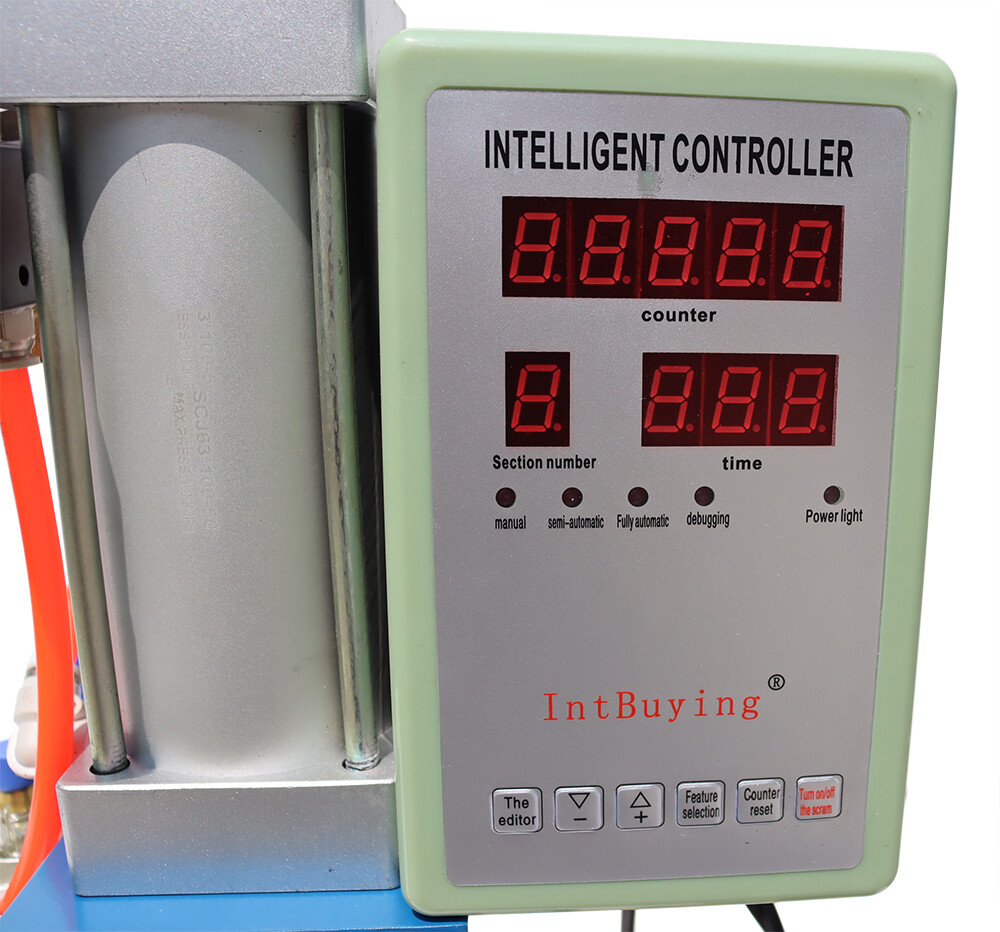 TECHTONGDA 1100Lb/500kg Pneumatic Punch Machine with Display Controller